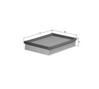 KNECHT LX 643 Filtro aria per CITROËN,PEUGEOT