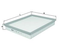 KNECHT LX 735 Filtro aria per CHEVROLET,JAGUAR,LTI,OPEL,VAUXHALL