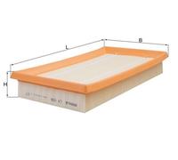 MAHLE ORIGINAL LX 936 Filtro aria