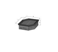 FILTRO ARIA PER MOTO BMW K1200 GT/R/S 06- MAHLE LX966