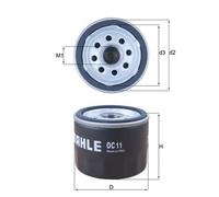 KNECHT OC 11 Filtro olio per ALPINE,APRILIA,CAGIVA,DUCATI,FIAT,GILERA,LAVERDA MO