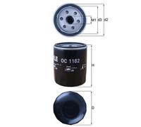 KNECHT OC 1182 Filtro olio per MAZDA