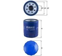 KNECHT OC 1268/8 Filtro olio per CADILLAC,OPEL,VAUXHALL