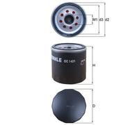 KNECHT OC 1421 Filtro olio per CADILLAC,CHEVROLET,MG,OPEL,VAUXHALL