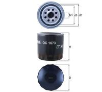 Filtro olio KNECHT OC1673