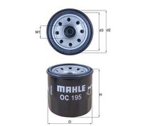 KNECHT OC 195 Filtro olio per ASIA MOTORS,DACIA,FORD,HYUNDAI,INFINITI,JOHN DEERE