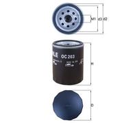 KNECHT OC 203 Filtro olio per CHERY,FORD,MAZDA