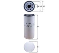 KNECHT OC 282 Filtro olio per DAF,ERF,FODEN TRUCKS,IVECO,JOHN DEERE,MAGIRUS-DEUT