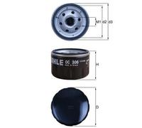 KNECHT OC 306 Filtro olio per BMW