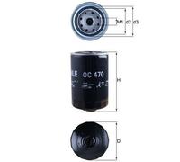 Filtro olio KNECHT OC 470