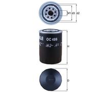 KNECHT OC 486 Filtro olio per AVIA,CITROËN,FIAT,FORD,IVECO,MASERATI,PEUGEOT,SANT