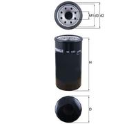 KNECHT OC 584 Filtro olio per ISUZU,OPEL,VAUXHALL