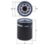 KNECHT OC 602 Filtro olio per DAIMLER,JAGUAR,LAND ROVER