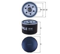 Knecht OC 607 Filtro Motore
