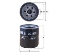 Filtro olio KNECHT OC 976