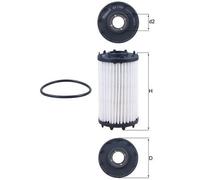 Filtro olio KNECHT OX 1184D