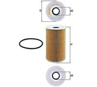 Filtro olio KNECHT OX 128/1D