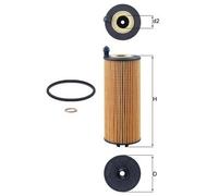 KNECHT OX 1302D Filtro olio per ALPINA,BMW