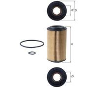 Knecht OX 153D4 Filtro Motore