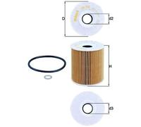 KNECHT OX 156D Filtro olio per BMW,LAND ROVER