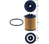 KNECHT OX 173/2D Filtro olio per CHEVROLET,OPEL,SUZUKI,VAUXHALL