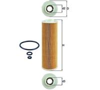 KNECHT OX 183/5D1 Filtro olio per MERCEDES-BENZ