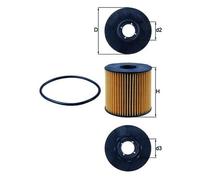 KNECHT OX 210D Filtro olio per NISSAN,OPEL,RENAULT,VAUXHALL