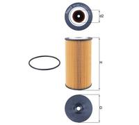 Filtro olio KNECHT OX 358D