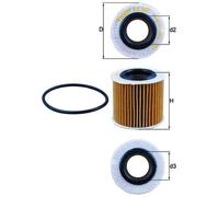 KNECHT OX 360D Filtro olio per SEAT,SKODA,VW