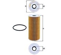 KNECHT OX 366D Filtro olio per PORSCHE