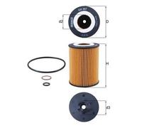 MAHLE ORIGINAL OX 367D Filtro olio