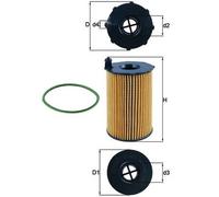 KNECHT OX 420D Filtro olio per AUDI,PORSCHE,VW