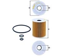 KNECHT OX 422D Filtro olio per SEAT,SKODA,VW