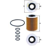 Knecht OX 437D Filtro Motore