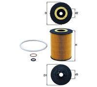 MAHLE ORIGINAL OX 636D Filtro olio
