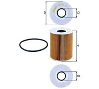 KNECHT OX 776D Filtro olio per CITROËN,FORD USA,JAGUAR,LAND ROVER,PEUGEOT,VW