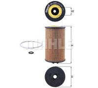 MAHLE OX 1058D Filtro olio