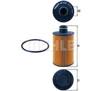 KNECHT OX1145D - Filtro olio
