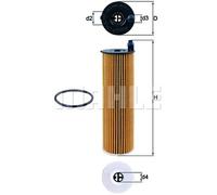 MAGNETI MARELLI 154072414030 filtro olio a cartuccia motore auto tagliando