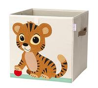 KNECKES®️ Contenitore giochi bambini premium Kallax Kids - 8 Motivi (33x33x33cm) | Dimensioni per cubi Kallax Cameretta| Scatola porta giochi bambini pieghevole, fondo stabile e resistente