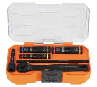 KNECT Essential - Set di chiavi a bussola per pozzi profondi e resistenti, SAE, 7 pezzi