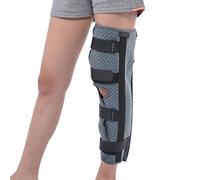 Knee Immobilizer Brace Knee Fixation Belt Breathable Adjustable Knee Strap Fracture Knee Pads for Men Women for Meniscus Tear Post Surgery (M)
