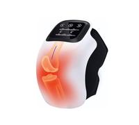 Knee Massager with Heat, Electric Knee Brace Support Wrap,Kneading Heating Pad, Cordless, Smart Vibration & Gentle Light,Joint Pain Relief,Gift for Men & Women