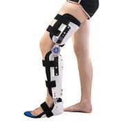 Knee Orthosis Support Joint Stabilizer Hinged Knee Brace Fracture Fixed Guard Splint Leg Protector Fully Adjustable Calf Ankle Foot Fixed Bracket (Left L/Large)