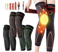 Kneeca Tourmaline Acupressure Self-Heating Shaping Knee Sleeve,Mugwort Acupressure Shaping Knee Pads Knee Self-Heating Knee Pads (L, Black)