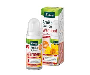 Kneipp Arnika Roll-on - Rullo massaggiante lenisce e allevia la tensione e il dolore al collo, spalle, schiena e muscoli, ideale relax dopo sport e lavoro grazie all'effetto termico, 50 ml
