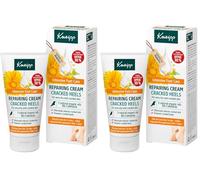 Kneipp Crema tacchi screpolati; Ripara e previene crepe nei talloni; Rigenera; Calma e rinfresca; Oli naturali e biologici; Urea; Pantenolo; Odore di arancia; 50ml (Confezione da 2)