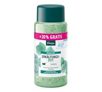 Kneipp Cristalli da bagno per il periodo di raffreddore, sali da bagno, dimensioni speciali, con sale naturale profondo della Saline Luisenhall e oli essenziali naturali di eucalipto e menta, edizione