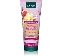 Kneipp Lieblingsmensch, doccia per la cura degli aromi, gel doccia con estratti naturali di vaniglia biologica e fico e olio di mandorle nutriente, formula senza microplastica, 200 ml