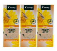 Kneipp Olio da Massaggio Arnica Attivo 3 X 100ml Con di Mandorle Relax